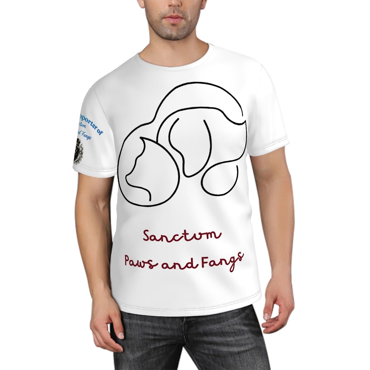 Dogs Love3 (White Tees)