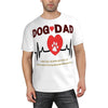 Curated Ethical Lifestyle: Dog Dad White Tee - Sanctum Paws and Fangs