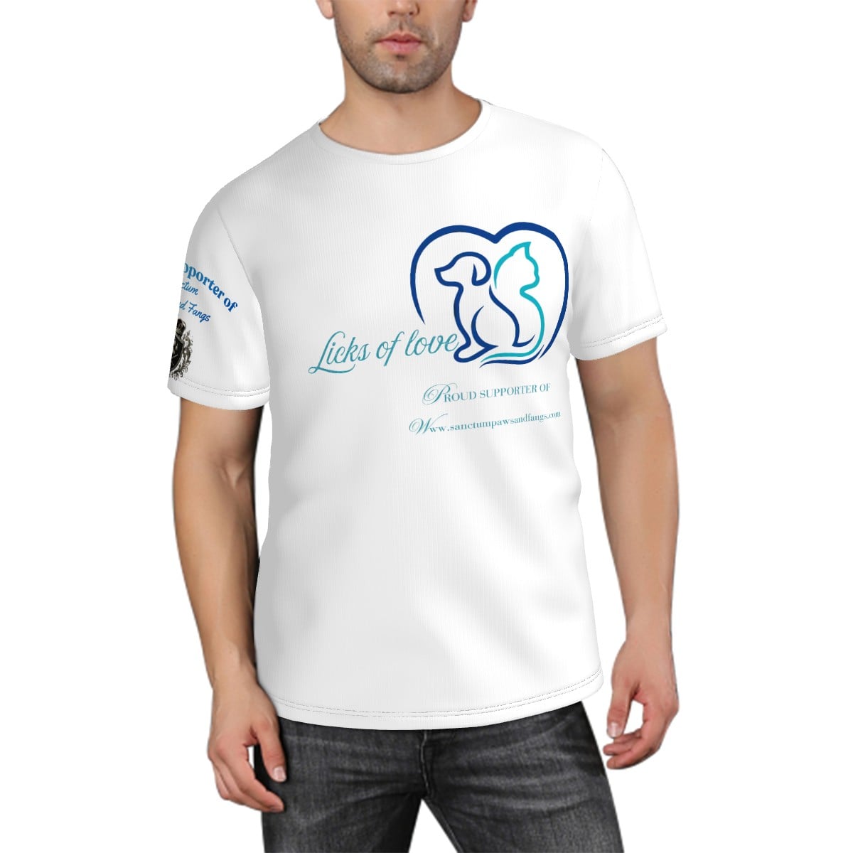 Dogs Love3 (White Tees)