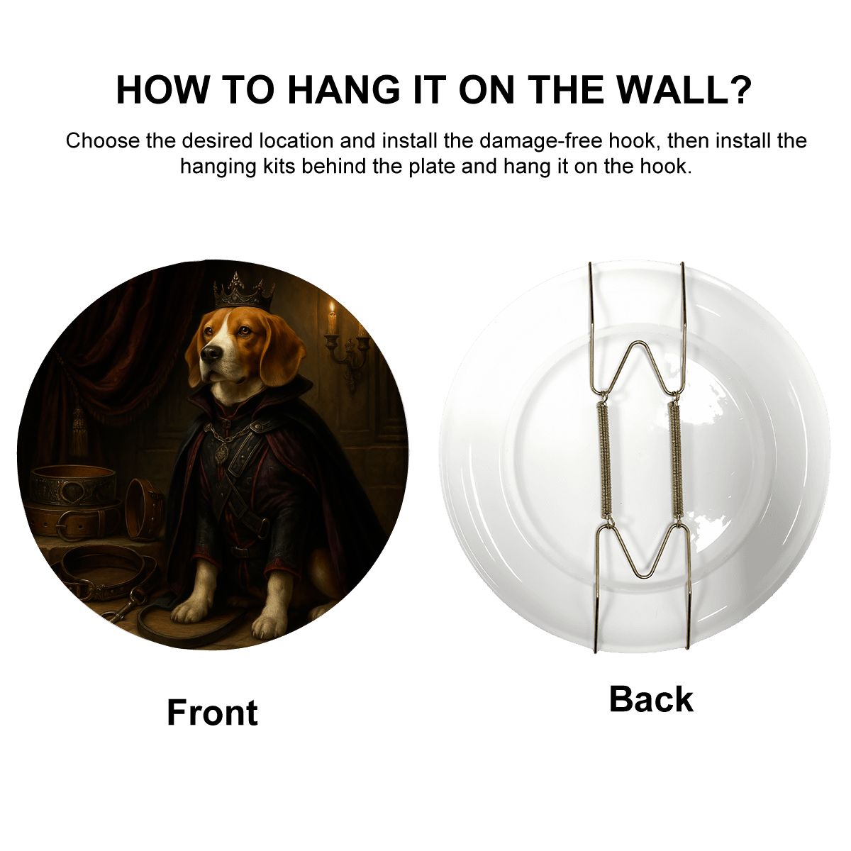 SPF Decorative Plate (Royal Collection) - Beagle 3