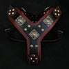 Premium Pet Guardian Gear: The "Eros" harness black & red - Sanctum Paws and Fangs