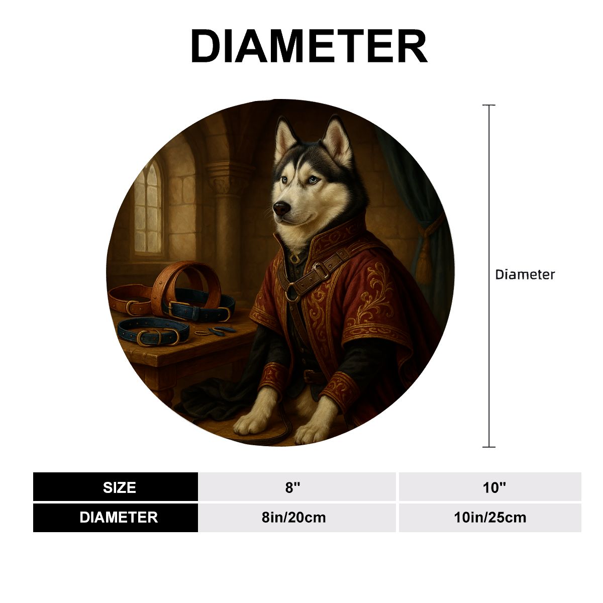 SPF Decorative Plate (Royal Collection) - Husky