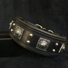 Premium Pet Guardian Gear: The all Black "Eros" collar 2.5 inch wide - Sanctum Paws and Fangs