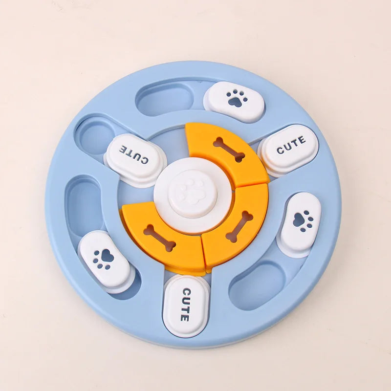 Interactive Dog Puzzle Feeder - Slow Eating Bowl for Cats and Dogs to Boost IQ and Enjoy Mealtime Fun!