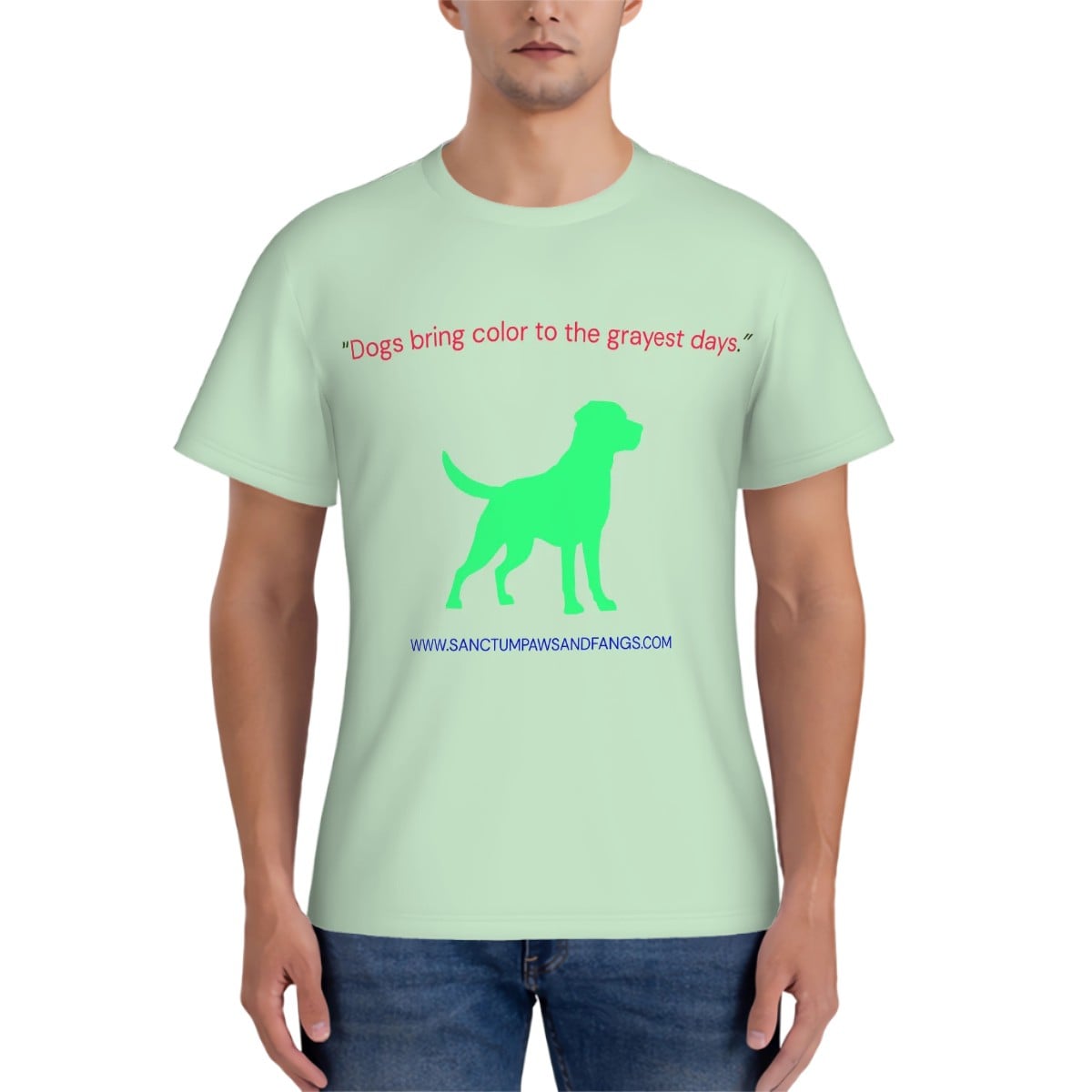 Dogs Bring Color Tee