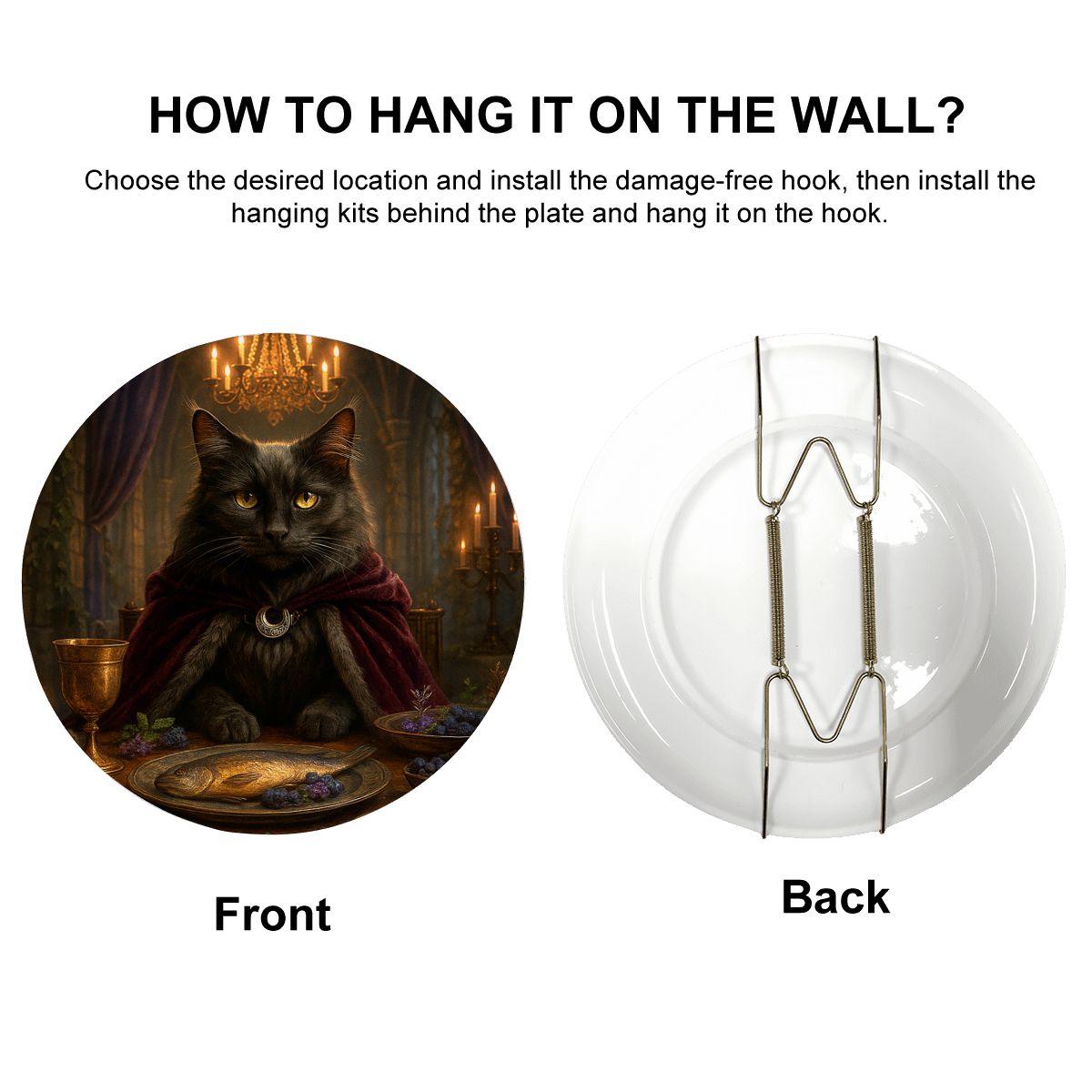 SPF Decorative Plate (Royal Collection) - Maine Coon