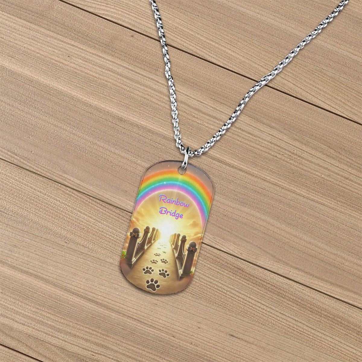 SPF Memorial Necklace (Rainbow Bridge)
