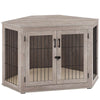 Premium Pet Guardian Gear: Dereham Furniture Corner Dog Crate with Cushion - Sanctum Paws and Fangs