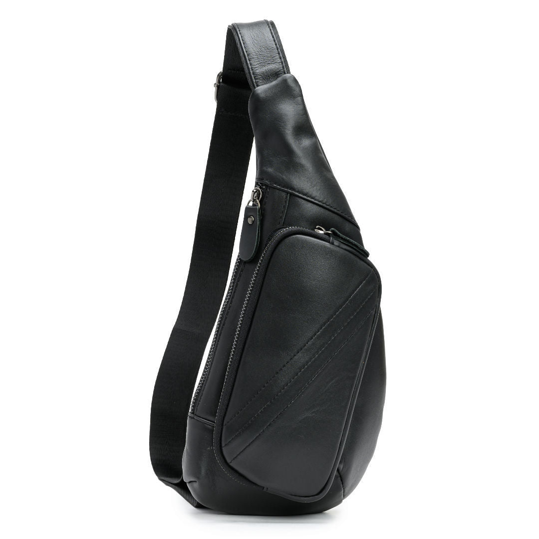 Casual Cowhide Crossbody Genuine Leather Chest Bag For Men