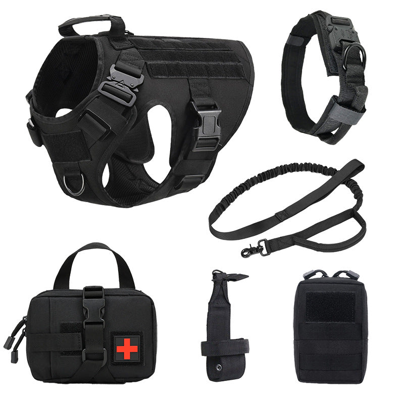 Curated Ethical Lifestyle: Pet Vest Dog Training 6-piece Set Battle Suit - Sanctum Paws and Fangs