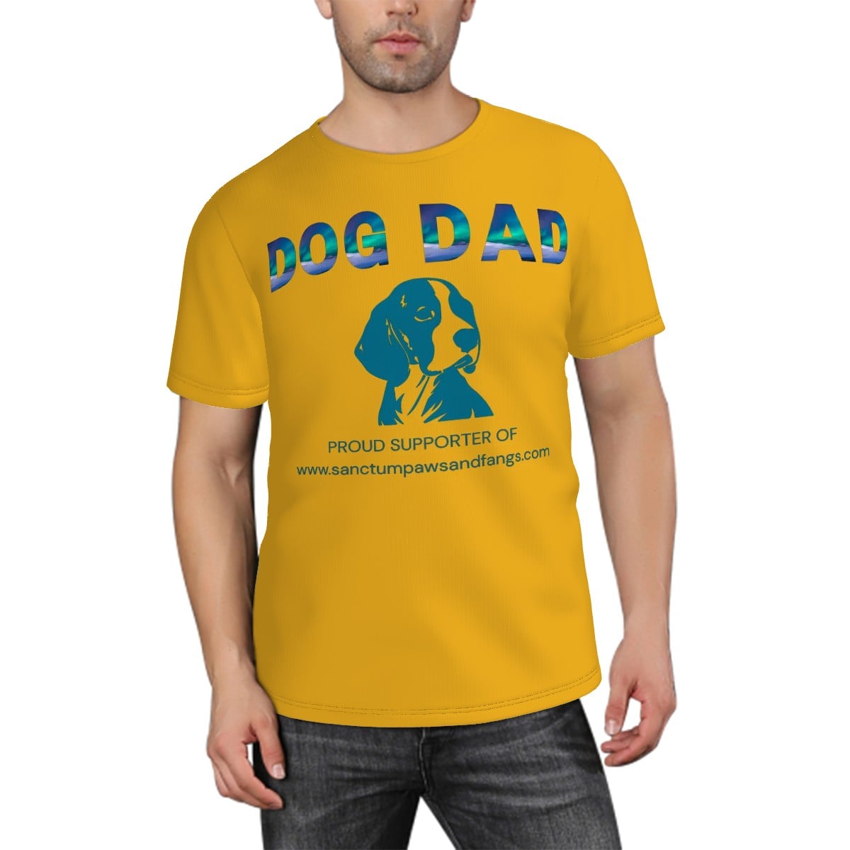 Dog Dad Yellow Tee