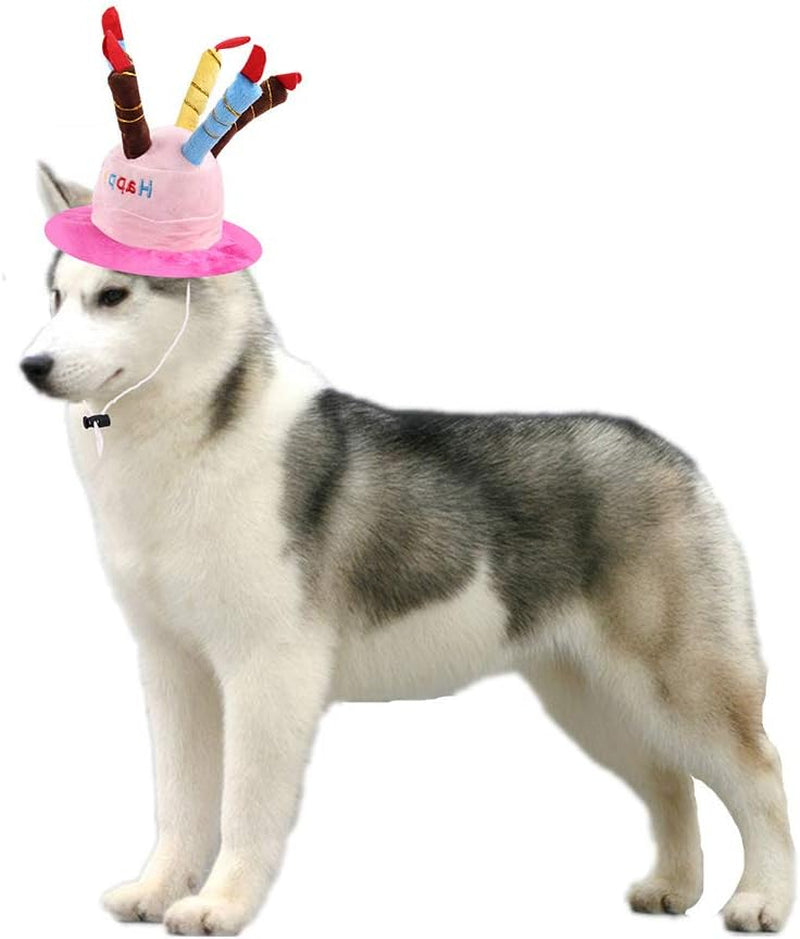 Pawesome Pink Pet Cap with Cute Candle Design for Stylish Dogs & Cats! 🐾✨