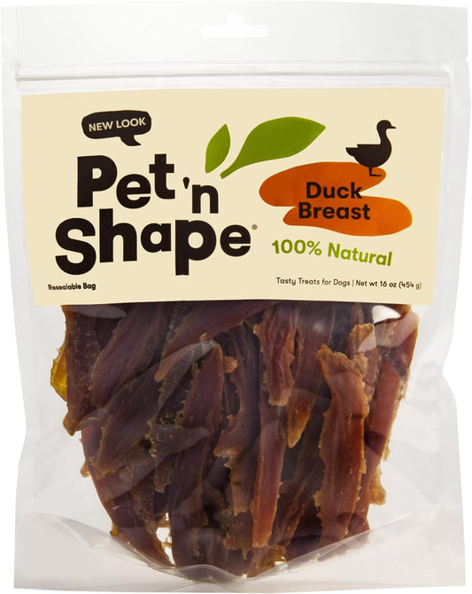 Savory Duck Breast Jerky Dog Treats - 16 Ounce Pack