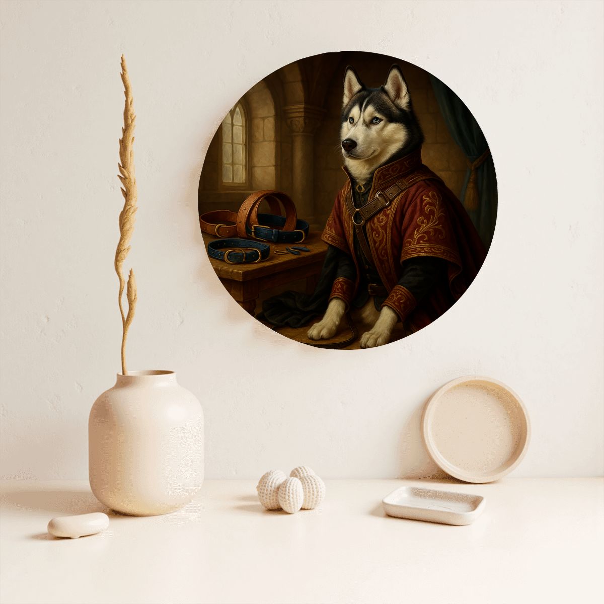 SPF Decorative Plate (Royal Collection) - Husky