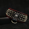 Premium Pet Guardian Gear: the "DAVID" hand stitched 3.15 inch wide show collar - Sanctum Paws and Fangs