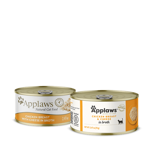 Applaws Adult Chicken Breast and Cheese in Broth Wet Cat Food (2.47oz)