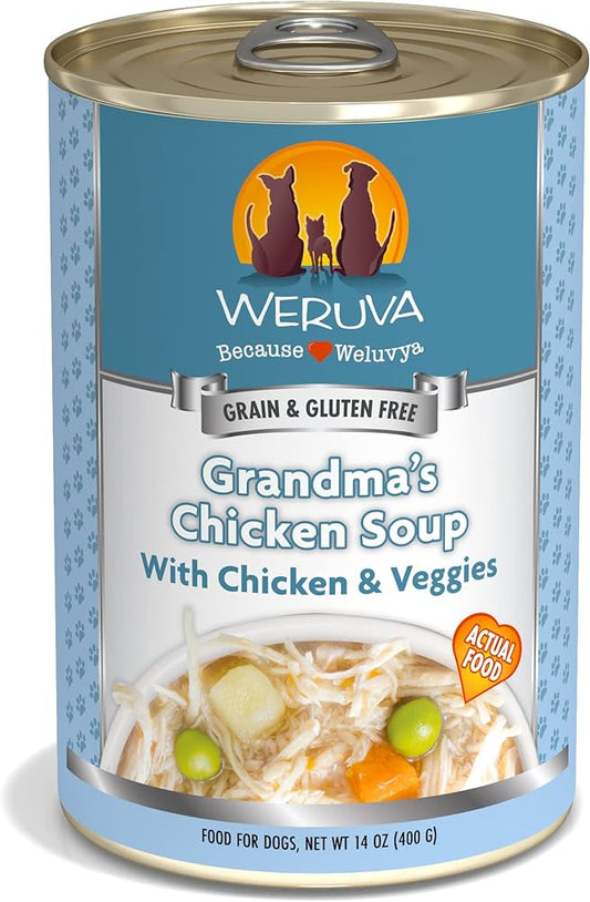 Weruva Grandma's Chicken Soup Wet Dog Food (14oz)