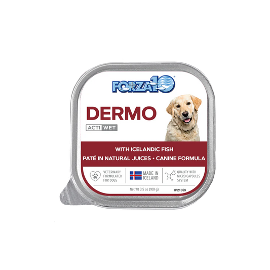 FORZA10 Adult Dermo Icelandic Fish Actiwet Dog Food (3.5oz)