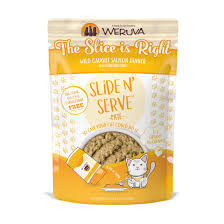 Weruva Adult Slide The Slice is Right Salmon Pate Cat Food (2.8oz)