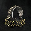 Premium Pet Guardian Gear: The "Crown" collar Black - Sanctum Paws and Fangs