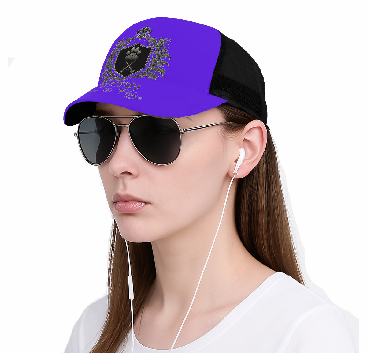 SPF Brim Mesh Baseball Cap