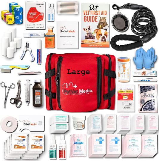 Pet First Aid Kit – Veterinarian-Curated Emergency Supplies & Guide