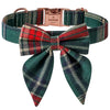 Premium Pet Guardian Gear: Christmas Dog Collar with Rose Gold Buckle - Sanctum Paws and Fangs