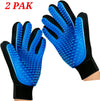 Premium Pet Guardian Gear: Mr. Peanut's 2 Pak HanD 259 Silicone Pins Pet Grooming Gloves - Sanctum Paws and Fangs