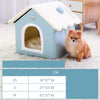Premium Pet Guardian Gear: Warm Closed Dog Kennel House for Pets - Sanctum Paws and Fangs
