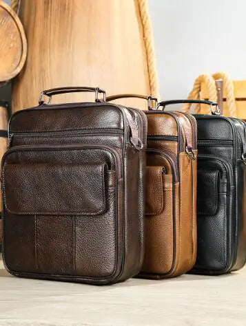 Genuine Leather Shoulder and Crossbody Bag