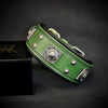 Premium Pet Guardian Gear: The "Eros" collar 2 inch wide Green - Sanctum Paws and Fangs