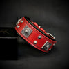 Premium Pet Guardian Gear: The "Eros" collar 2 inch wide Red - Sanctum Paws and Fangs