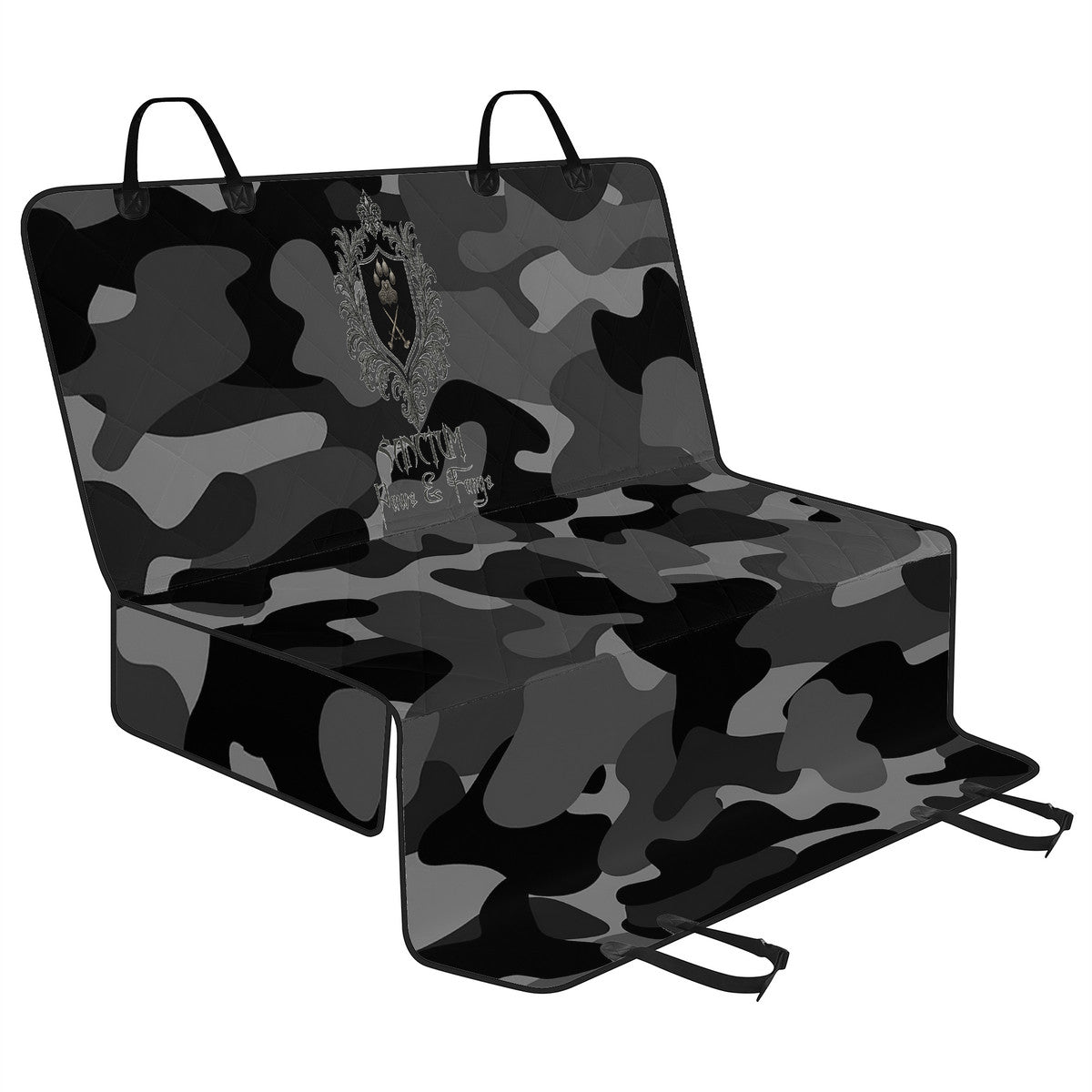 SPF Car Pet Seat Covers - Grey Camo