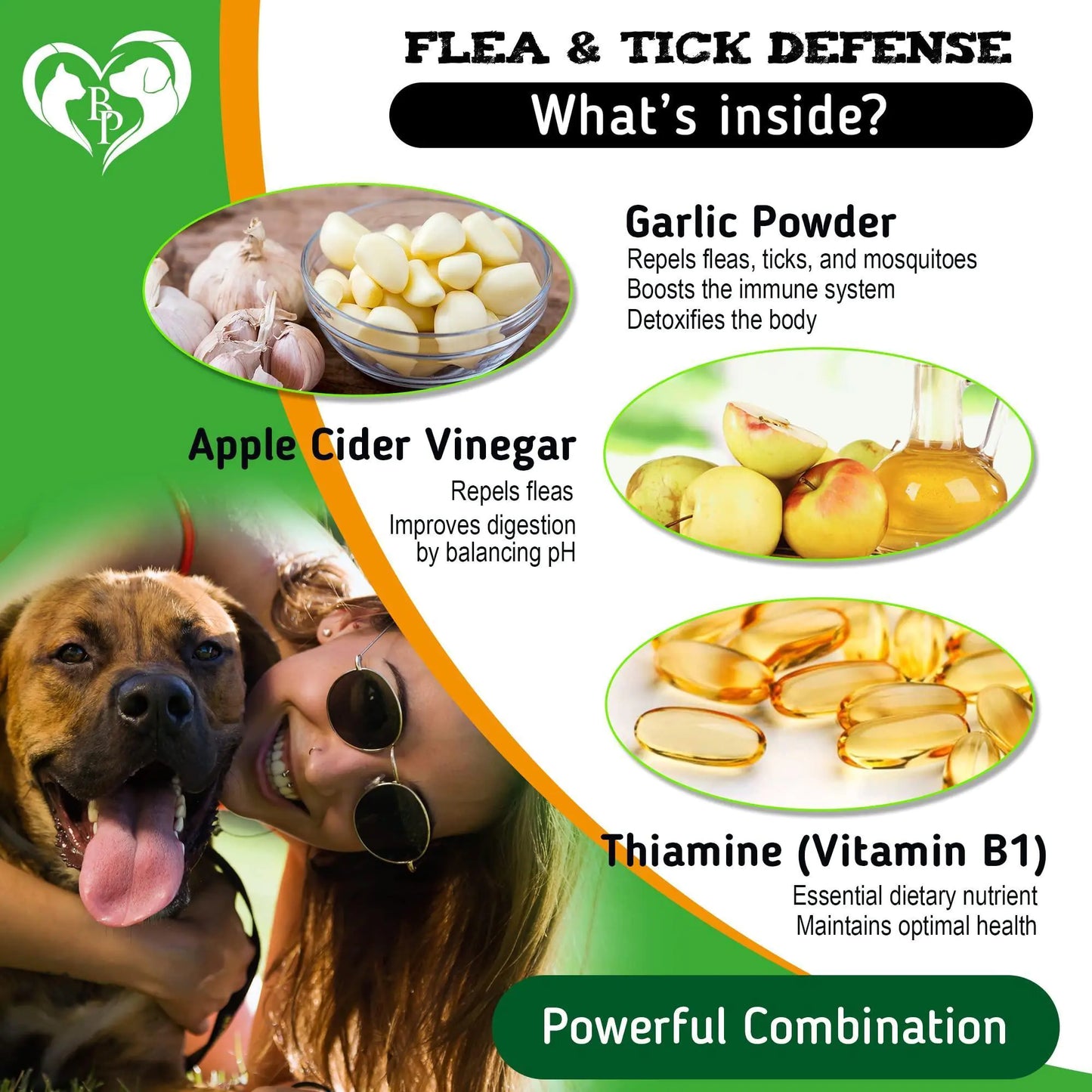 Dog Flea & Tick Defense Chews with Multivitamin Boost