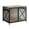 Premium Pet Guardian Gear: DWANTON Dog Crate Furniture 25" L Three-Door Wooden Dog Kennel Indoor Connectable Expansion Wooden Dog Crate Table for Small/Medium/Large Dog Dog House Dog Cage Large Greige - Sanctum Paws and Fangs